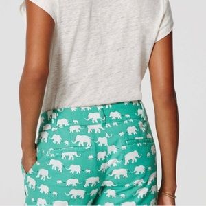 💕LOFT💕Riviera Elephant Print Shorts💕Size 4